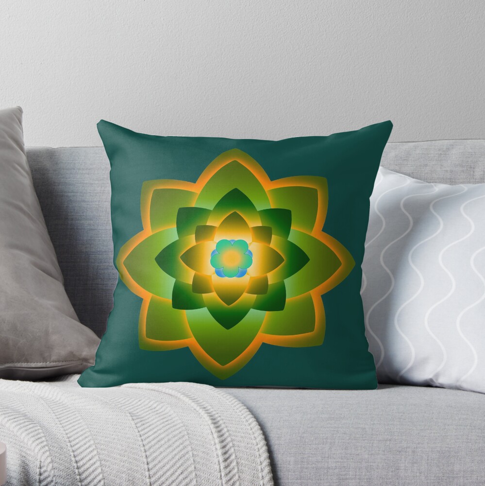 Starlight Mandala Series 1 Throw Pillow
