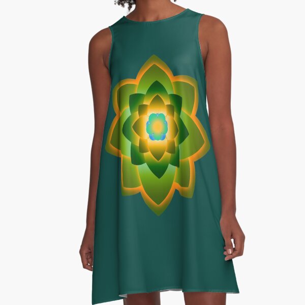 Starlight Mandala Series 1 A-Line Dress