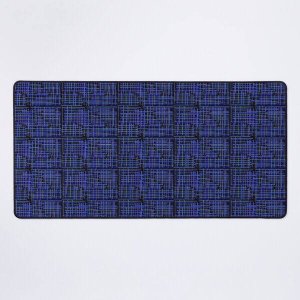 lines on a dark background Desk Mat