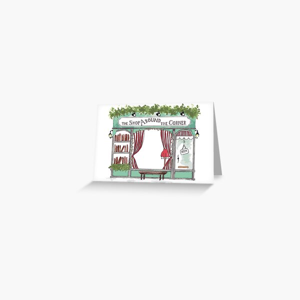 Item preview, The Shop Around the Corner - Watercolour designed and sold by Kim Rowley.