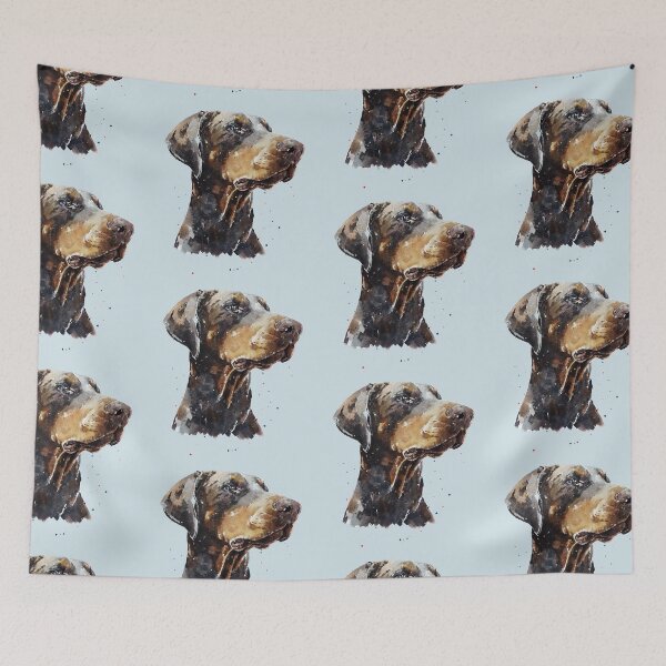 Item preview, Chocolate Doberman Watercolour Art,Doberman Art,Doberman themed items,Doberman Art,Doberman gift designed and sold by EdsWatercolours.