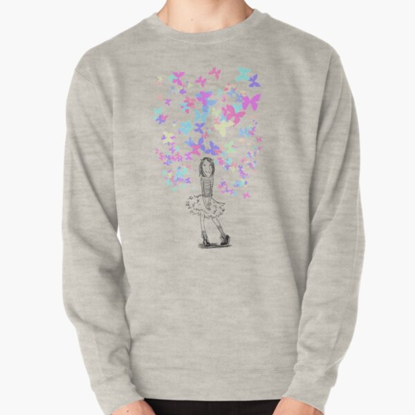 punk girl Pullover Sweatshirt