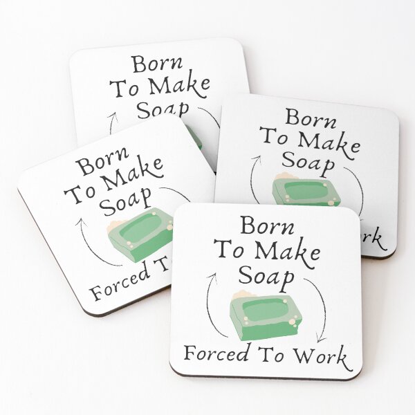 Item preview, Born To Make Soap, Forced To Work funny T-shirt men gift women gift designed and sold by InnovantDesigns.