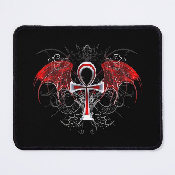 Item preview, Gothic ankh with red wings designed and sold by Blackmoon9.