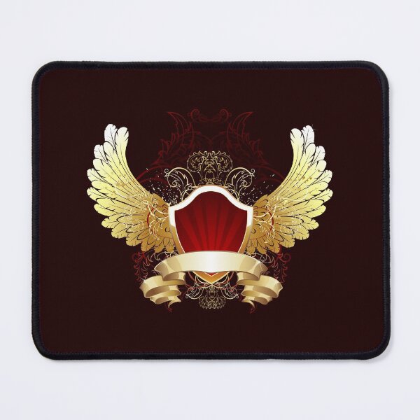 Item preview, Red Shield with Golden Wings designed and sold by Blackmoon9.