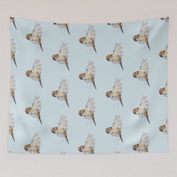 Item preview, House Sparrow Watercolour Art,Sparrow Art,Sparrow themed items,Sparrow Art,Sparrow gift designed and sold by EdsWatercolours.