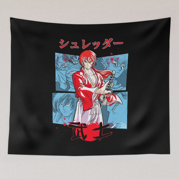 Item preview, Rurouni Kenshin Tshirt  - Aoshi Battousai Anime Poster designed and sold by ceaes.