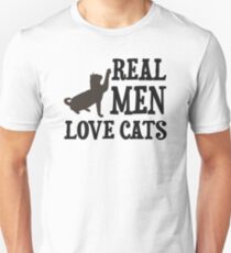Real Men Love Cats Slim Fit T-Shirt