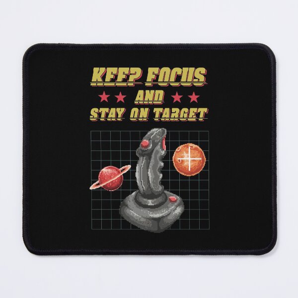 Item preview, Keep Focus And Stay On Target Gaming Retro 8Bit designed and sold by Vector Scout Lab.