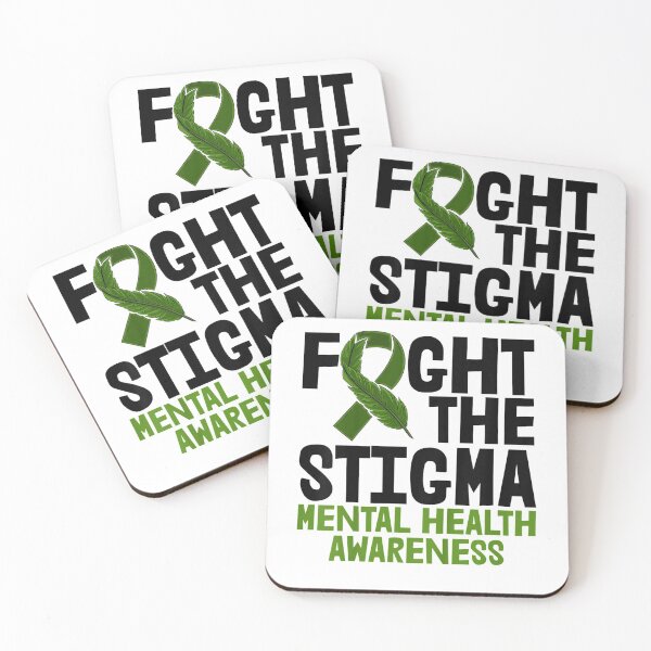 Item preview, Fight The Stigma Green Ribbon s Mental Health Awareness  designed and sold by GarrickShop.