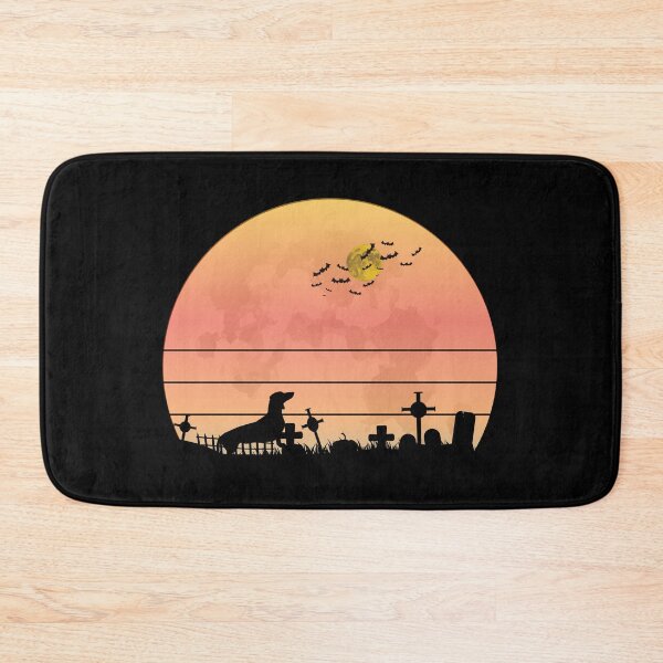 Item preview, Dachshund And Moon Halloween designed and sold by H2O-Shop.