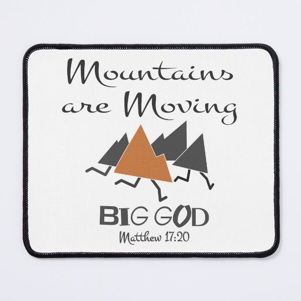 Item preview, Christian Design - Fun Design with Mountains Moving - Matthew 17 designed and sold by simplydesignart.