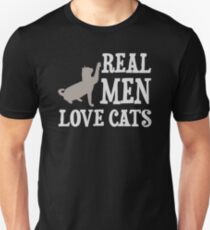 Real Men Love Cats Slim Fit T-Shirt
