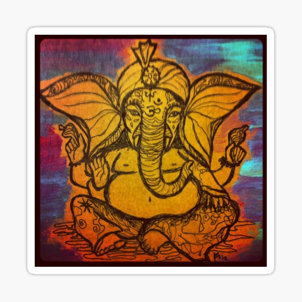 Little Ganesh Sticker