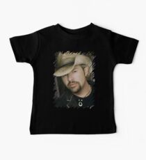 Toby Keith - Promi (Ölfarbe Kunst) Baby T-Shirt