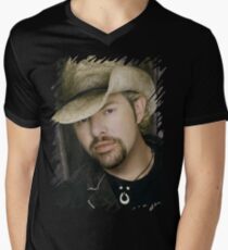 Toby Keith - Celebrity (Oil Paint Art) Men's V-Neck T-Shirt
