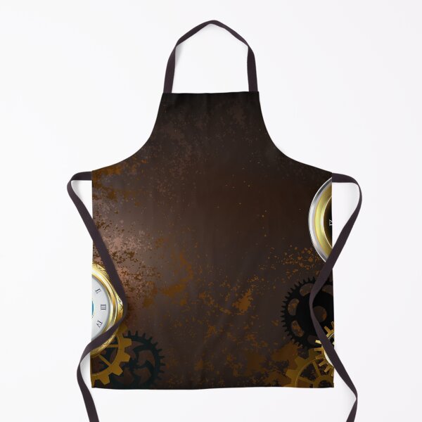 Item preview, Brown Background with the Clock ( Steampunk ) designed and sold by Blackmoon9.