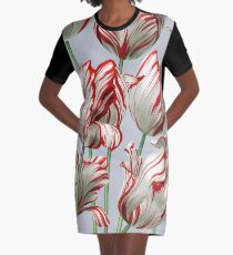 Tulipomania - The Semper Augustus Graphic T-Shirt Dress
