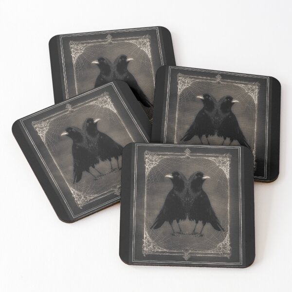 Item preview, Vintage Twin Crows designed and sold by gothicrow.