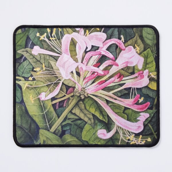 Item preview, Watercolor: Honeysuckle flower designed and sold by Delphine HIBOU.