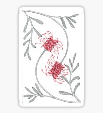 Grevillea Twist Sticker