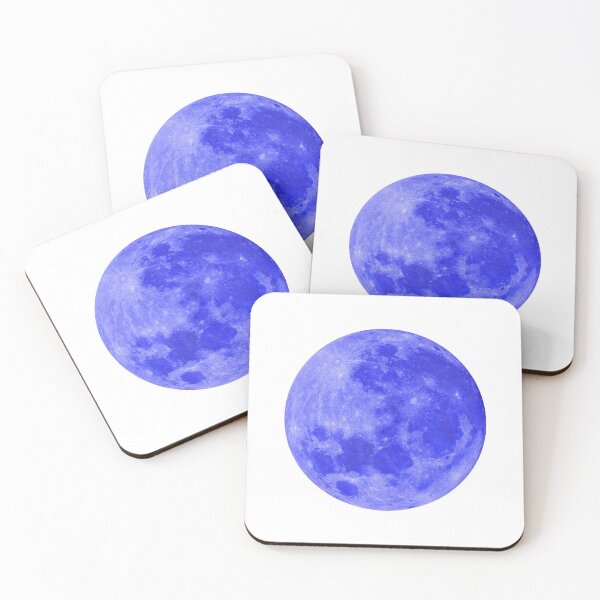 Item preview, Blue full moon lunar night designed and sold by HappywithBest.