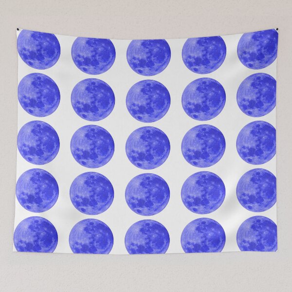 Item preview, Blue full moon lunar night designed and sold by HappywithBest.