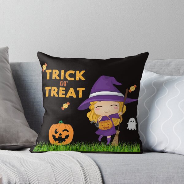 Item preview, Trick Or Treat Happy Halloween Decor And Gifts Print designed and sold by Alijoy1359.