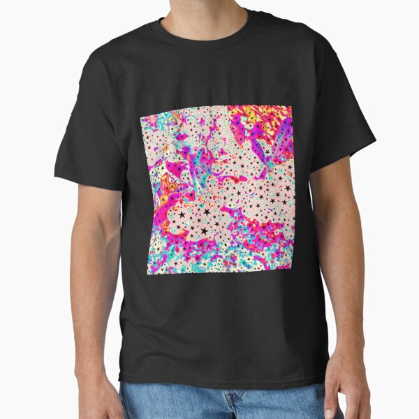Starry and Sweet - Galactic Stars Neon Art Classic T-Shirt