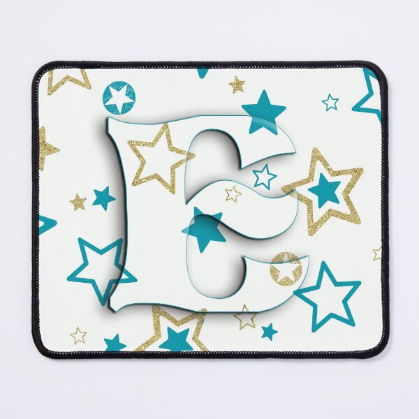 Item preview, Star Pattern Letter E Monogram designed and sold by KeeganCreations.