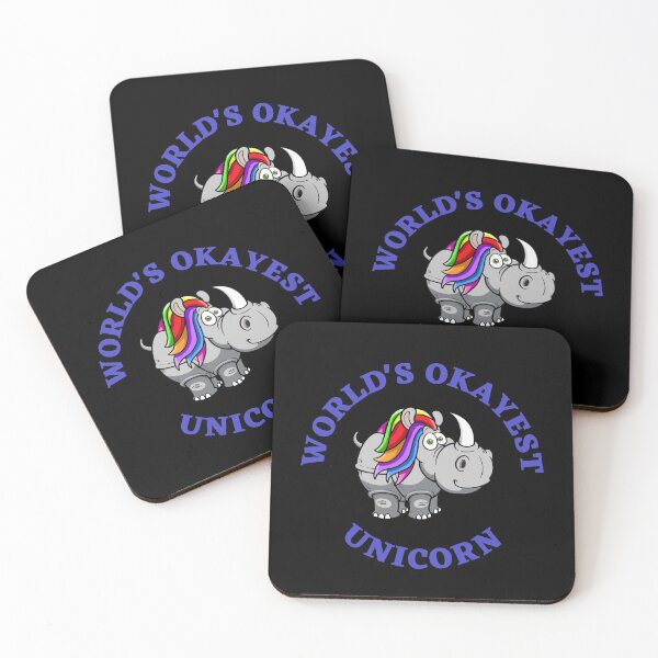 Item preview, Worlds Okayest Unicorn designed and sold by GuwdTCo.