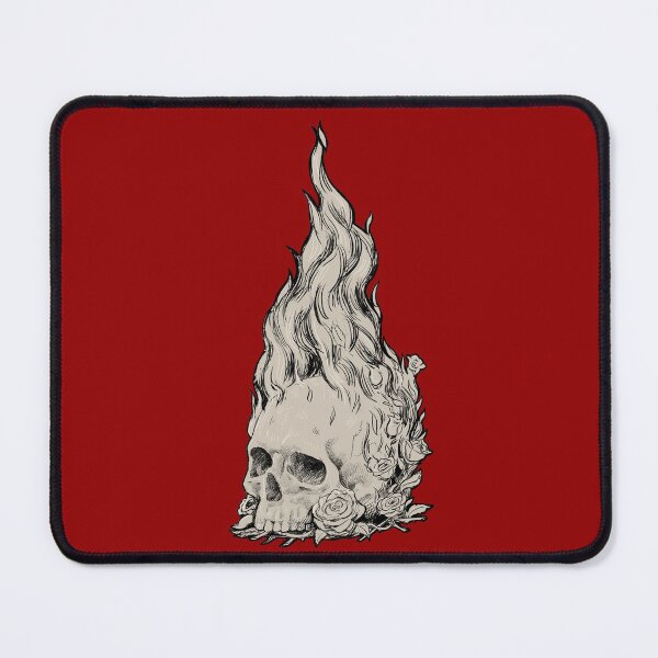 Item preview, Flaming Skull designed and sold by Artaxias_Designs.