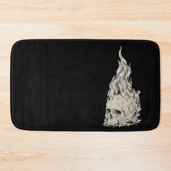 Item preview, Flaming Skull designed and sold by Artaxias_Designs.