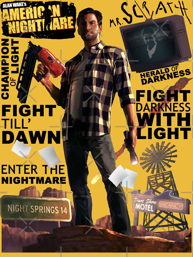 Alan Wake's American Nightmare Essential T-Shirt for Sale by red-leaf