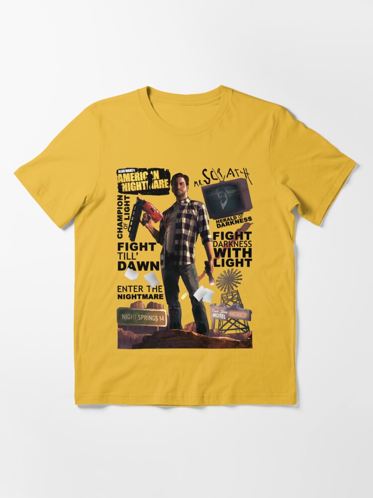 Alan Wake's American Nightmare Essential T-Shirt for Sale by red-leaf