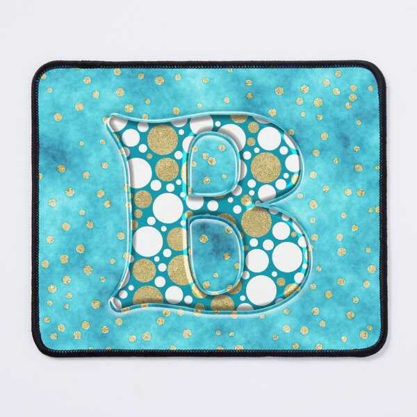 Item preview, Gold Polka Dot Letter B Monogram designed and sold by KeeganCreations.