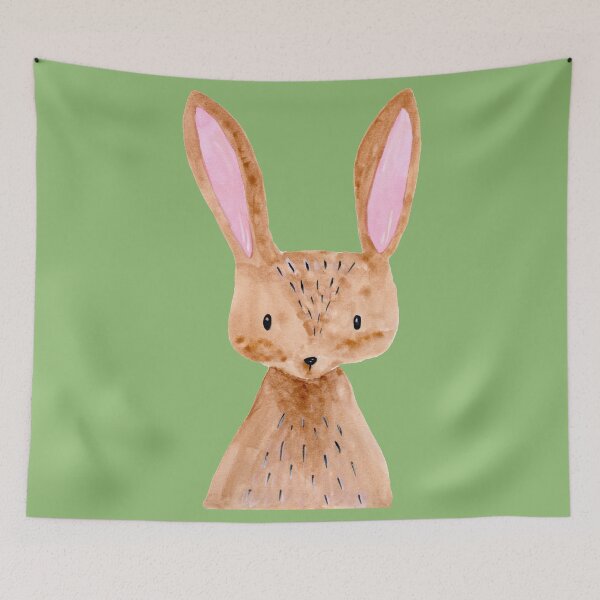 Item preview, Cute bunny dark and green designed and sold by PetitMartin.