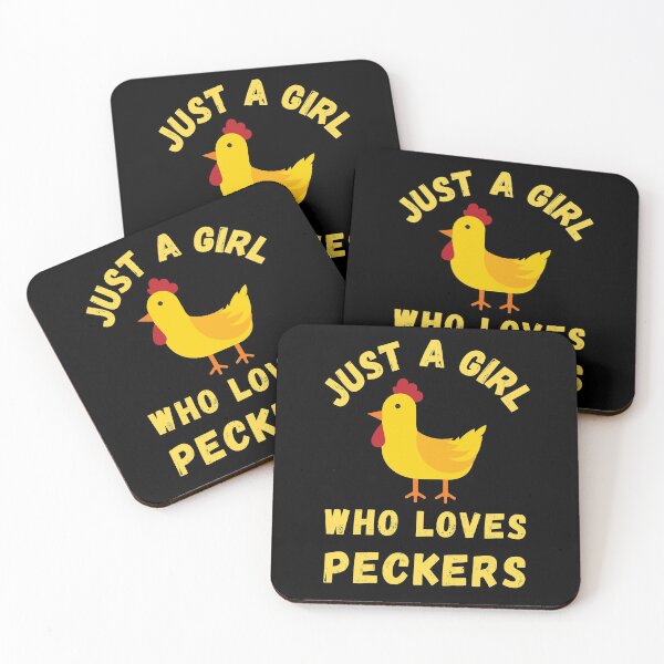 Item preview, Just a girl who loves peckers designed and sold by Designforoz.