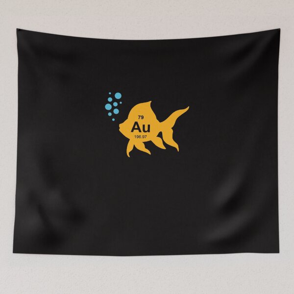 Item preview, Periodic Table Elemental Gold Fish Essential designed and sold by Tabithashop.