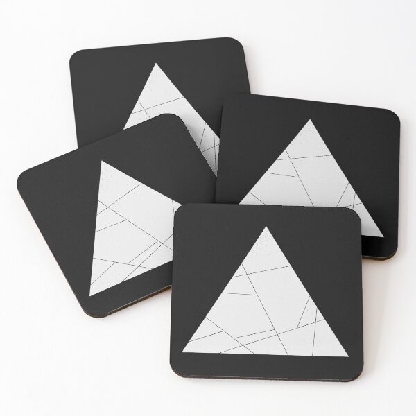 Item preview, white triangle design designed and sold by LeaPoupin.