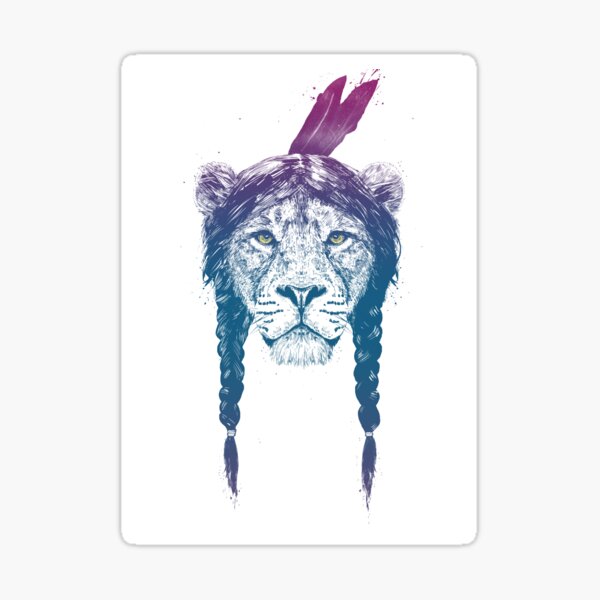 Aperçu de l'œuvre Lion guerrier II créée et vendue par soltib.