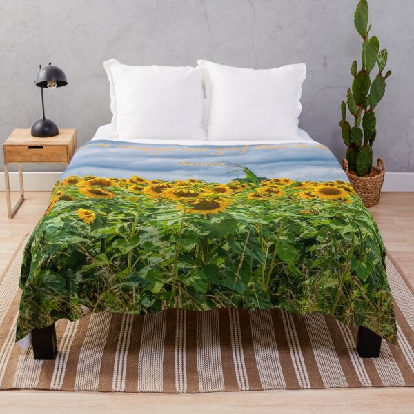 Item preview, Sunflowers in a field with dark sky designed and sold by Photopat.