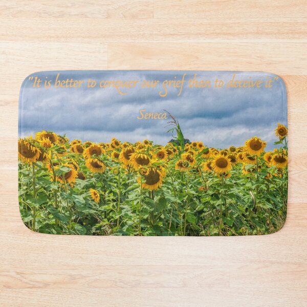 Item preview, Sunflowers in a field with dark sky designed and sold by Photopat.