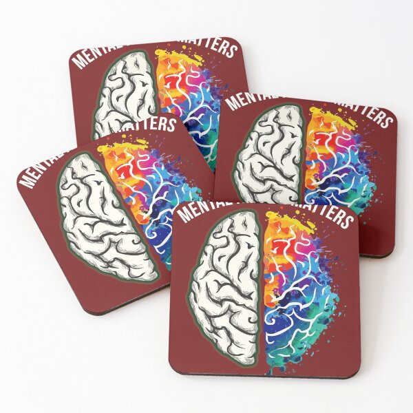 Item preview, Colorful Brain Mental Health Matters  designed and sold by Jasonstoreasd.