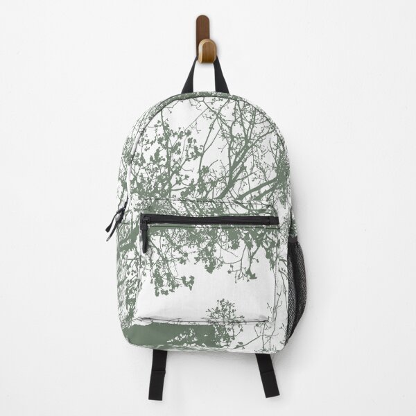 Item preview, FOLIAGE SERIES Abstract trees in neutral green designed and sold by by-jwp.