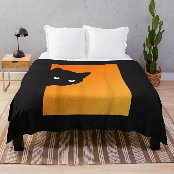 Item preview, Curious Cat Face On Orange For Cat Lovers Halloween designed and sold by Jasonstoreasd.