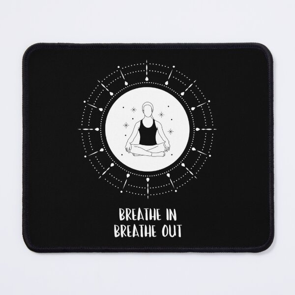 Item preview, Breathe In Breathe Out Yoga T-Shirt designed and sold by deepakrode7.