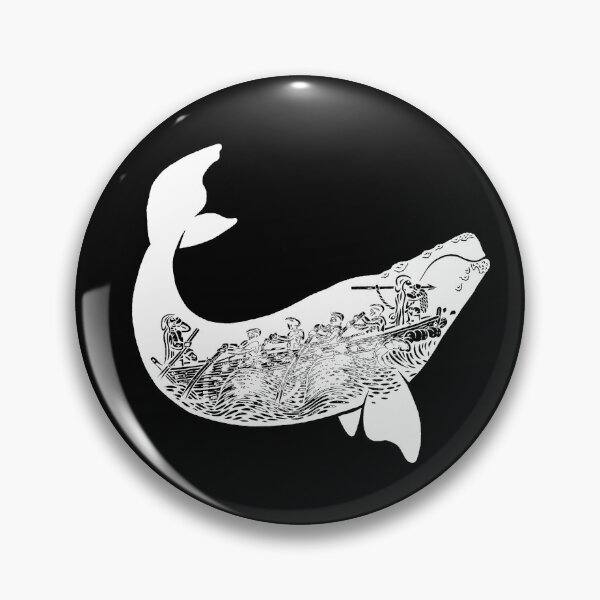 Item preview, white whale and whaler designed and sold by DrTigrou.