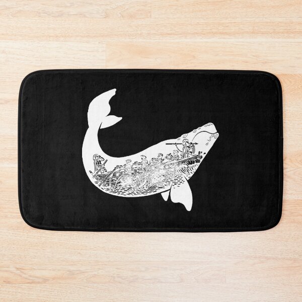 Item preview, white whale and whaler designed and sold by DrTigrou.