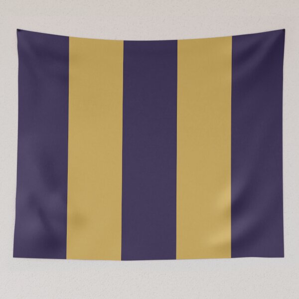 Item preview, Large NAVY and GOLD Vertical STRIPES designed and sold by RachelMacht.